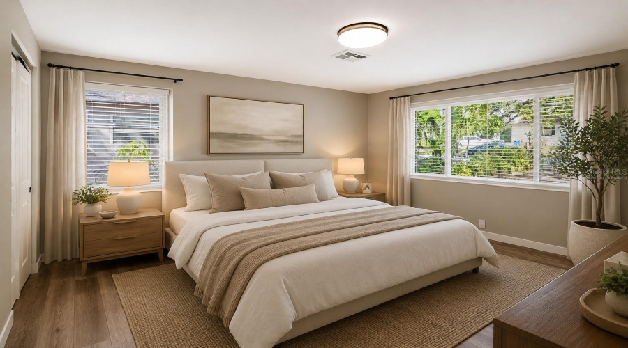 Virtually Staged Bedroom 3