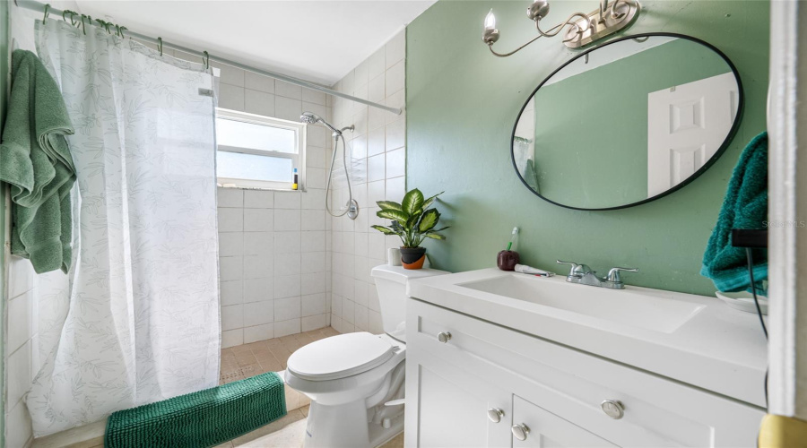 Primary Bathroom With Walk-In Shower