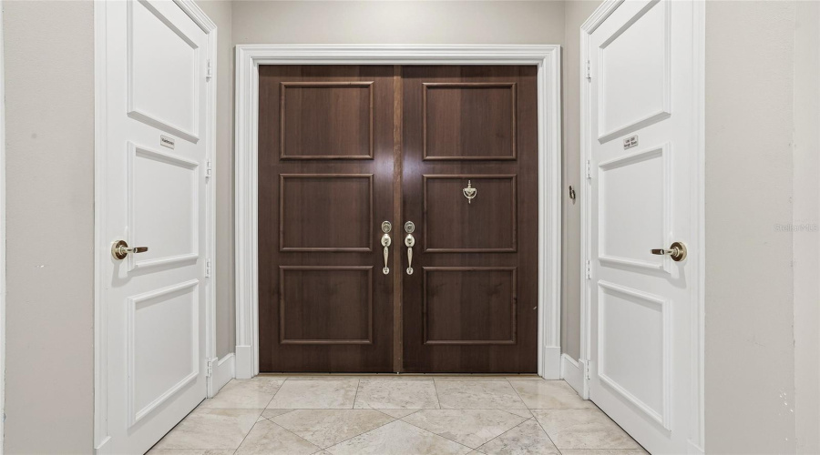 Double Door Entry Into Your Residence