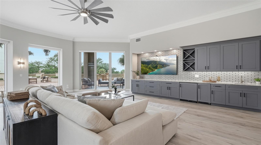 Bright Living Room With Direct Terrace Access.