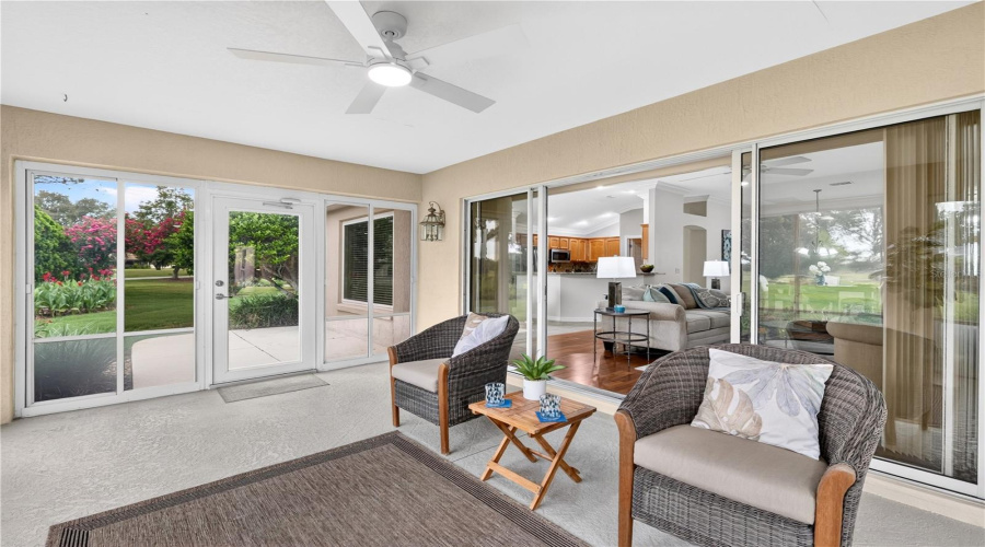 Inviting Lanai With Access To The Main Living Area And Backyard, Creating A Seamless Space For Everyday Enjoyment.