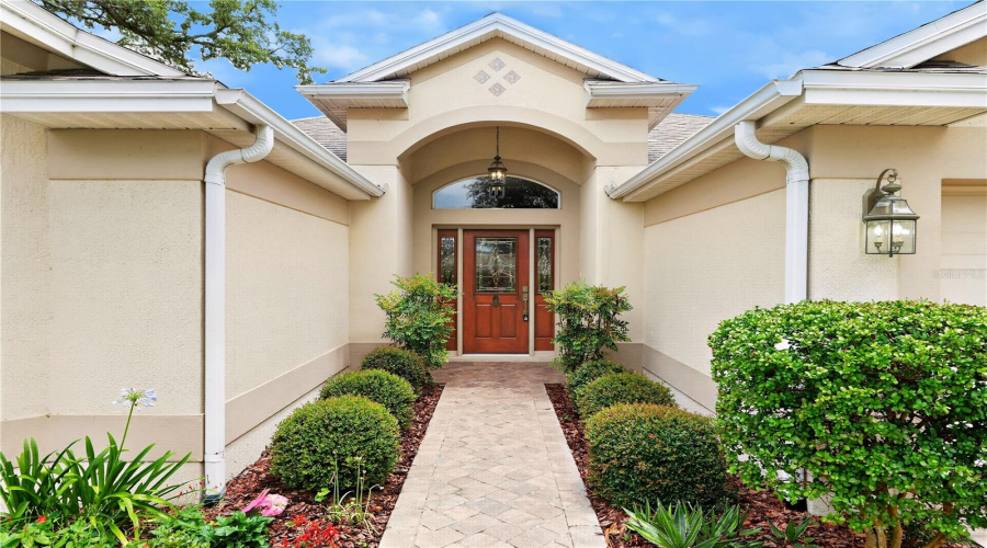 Close-Up Of The Inviting Front Entry!