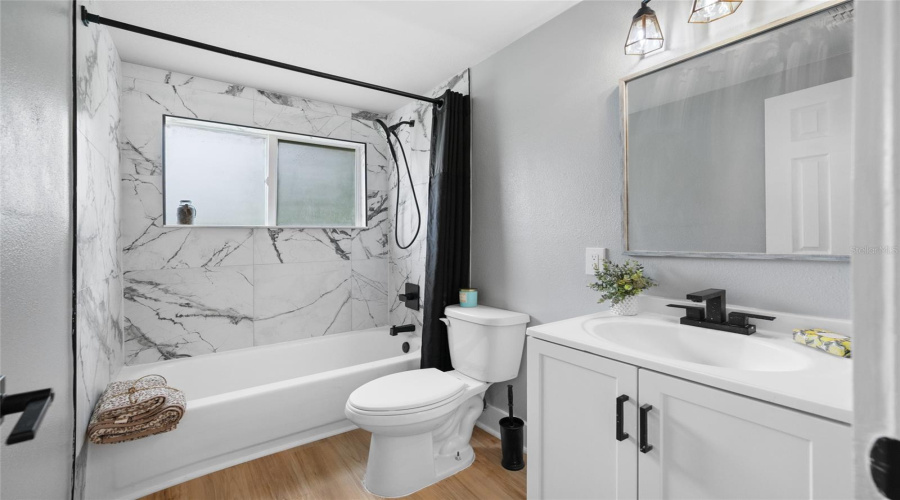 2Nd Bathroom With Tub/Shower. All New Fixtures
