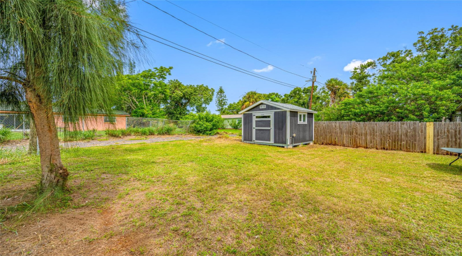 Large Corner Lot.
