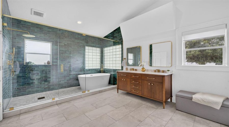 Completely Updated Primary Bathroom