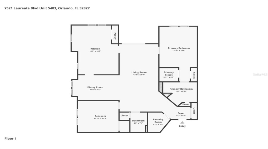 Orlando, Florida 32827, 2 Bedroom Bedrooms, ,2 Bathroombathrooms,Residential,For Sale,Laureate,0,Mfro6412367