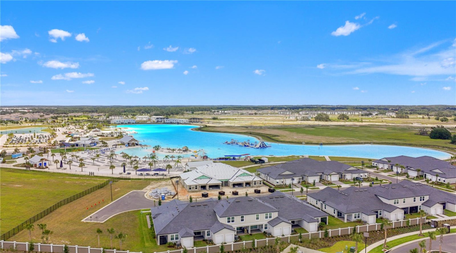 Aerial Shot Of The Lagoon
