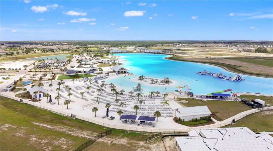 Aerial Shot Of The Lagoon