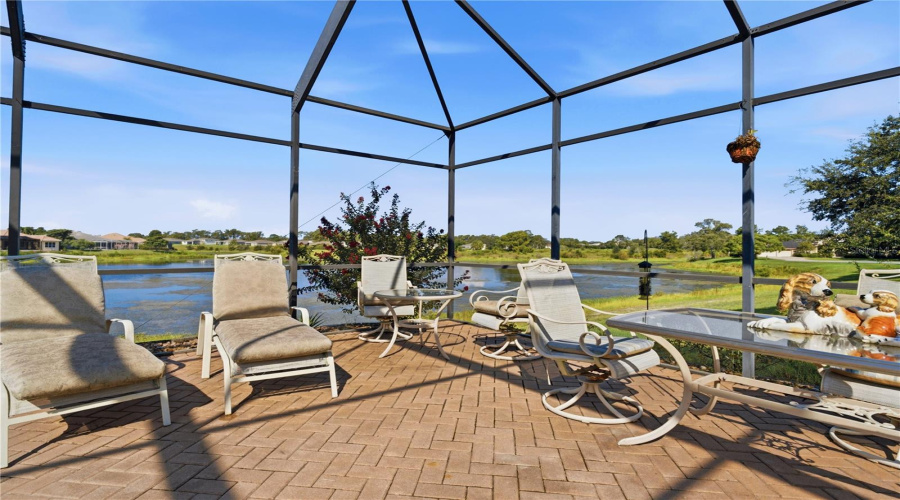 Screened Lanai With Lake View
