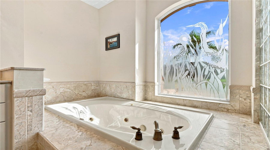 Primary Bathroom Separate Tub With Jets
