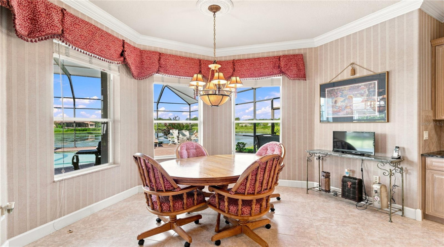 Breakfast Nook With Lake View