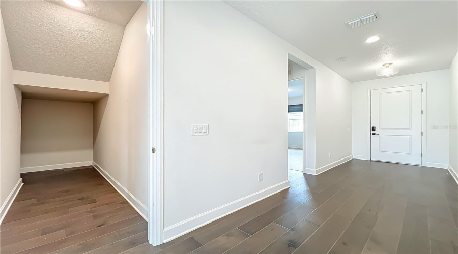 Under Stair Storage And Front Bedroom Entrance