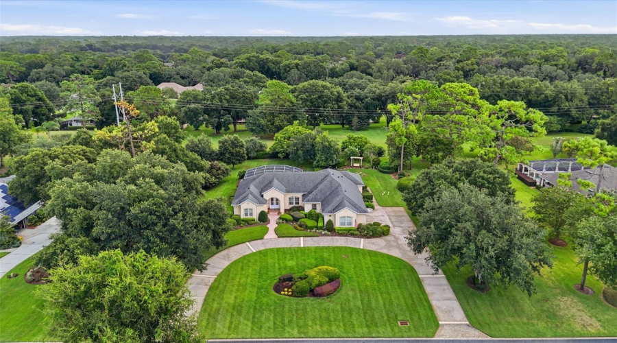 Front Aerial View