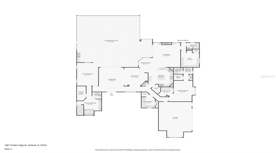 Floor Plan W/Approx Measurements