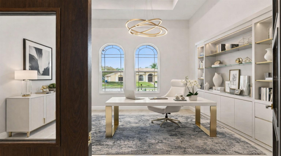 Office Virtually Staged