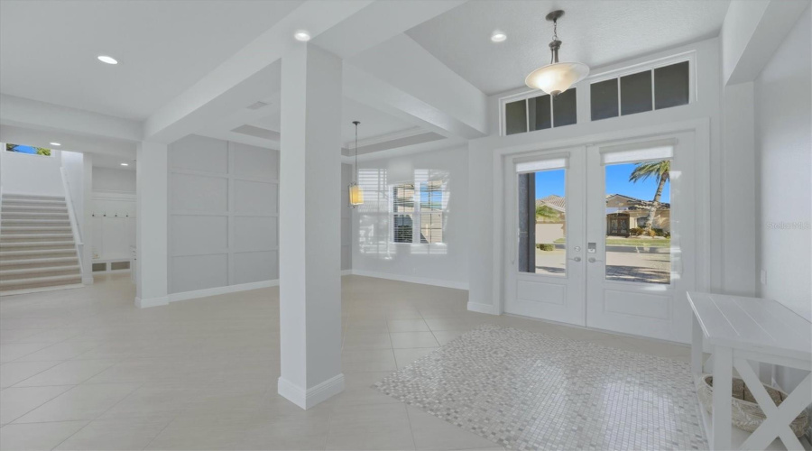 Entrance Foyer Looking Towards Formal Dining Room