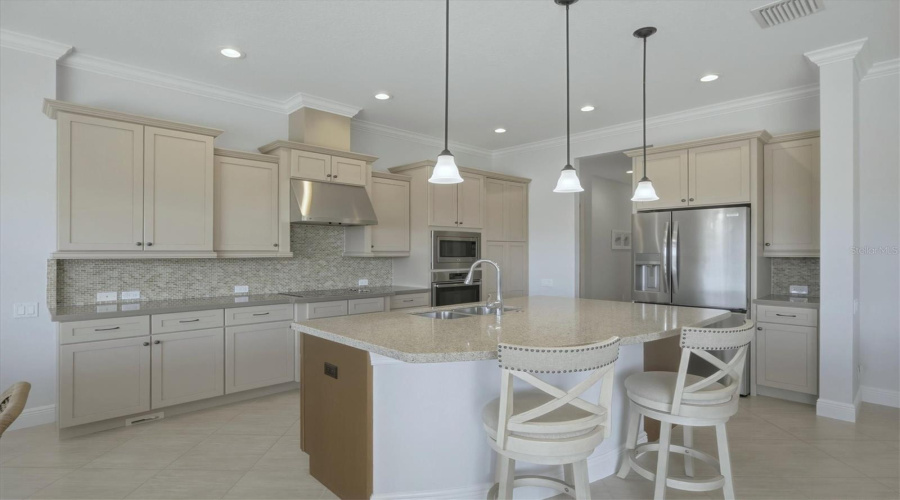 Kitchen With Buffet Kitchen Island