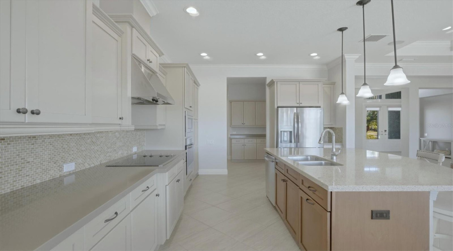 Kitchen With Buffet Kitchen Island