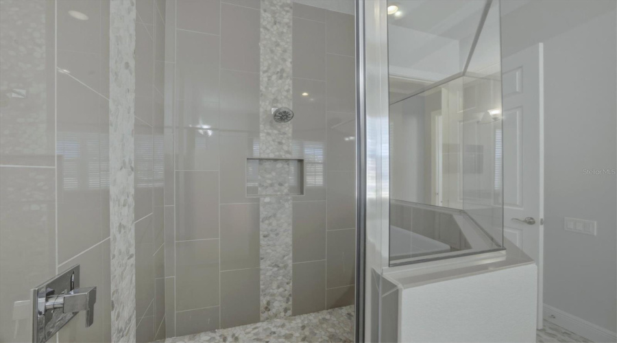 Custom Tile In Primary Shower