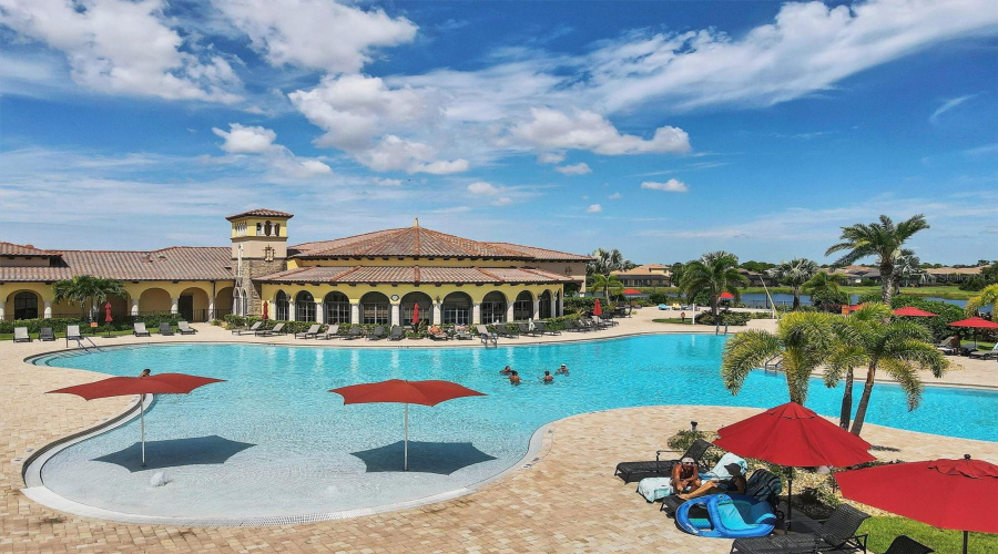 Elegant Clubhouse And Heated Saltwater Community Pool