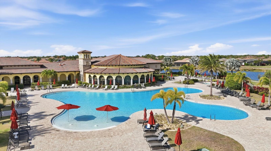 Elegant Clubhouse And Heated Saltwater Community Pool