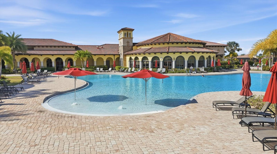Elegant Clubhouse And Heated Saltwater Community Pool
