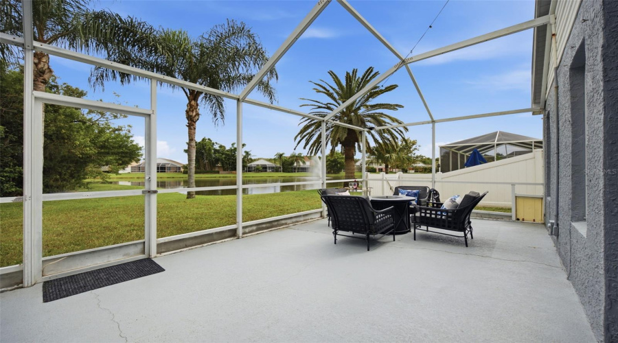Oversized Screened Patio With Hot Tub Hook Ups
