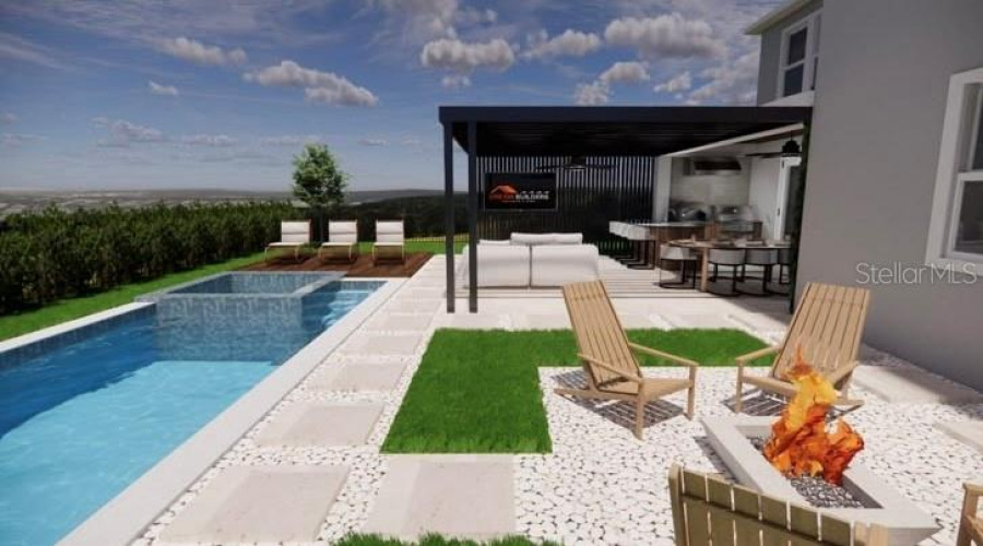 Virtual Rendering – Pool Not Currently Installed.