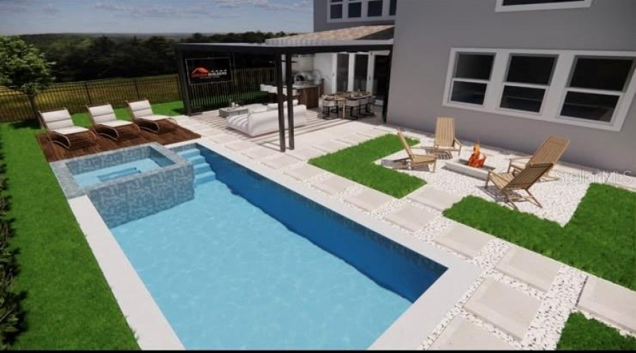 Virtual Rendering – Pool Not Currently Installed.
