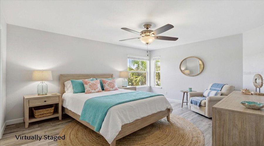 Staged Master Bedroom