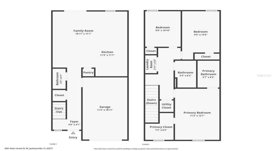 Jacksonville, Florida 32277, 3 Bedroom Bedrooms, ,2 Bathroombathrooms,Residential,For Sale,Rain Forest,0,Mfro6428129
