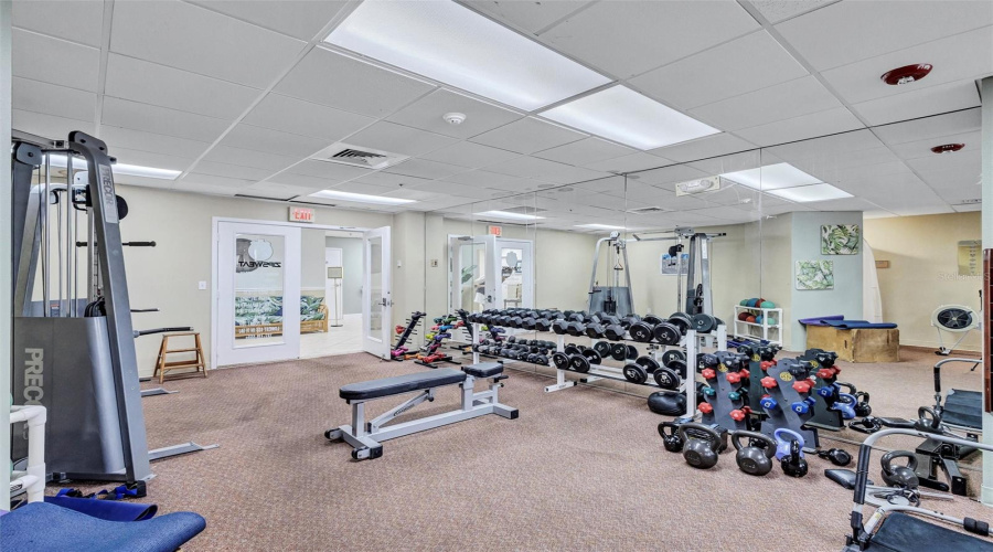 Gym At The Club