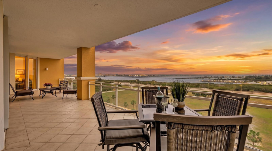 Balcony Sunset
