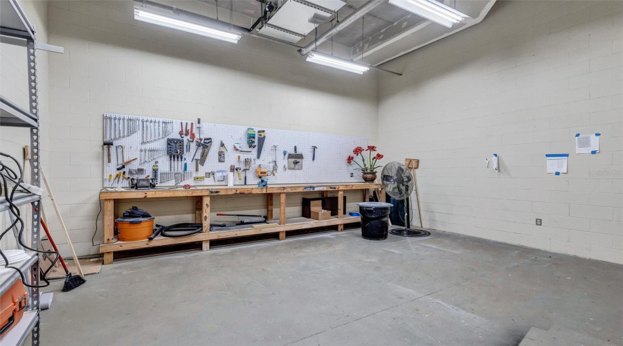 Workshop In Garage