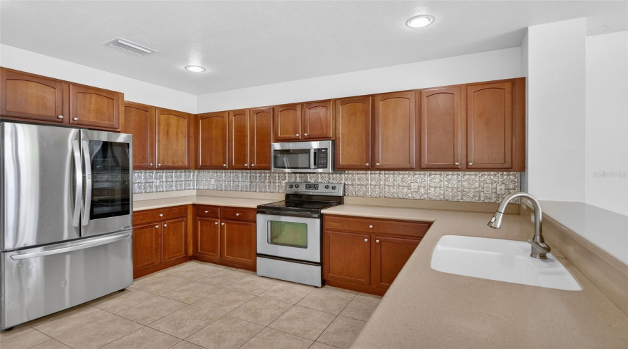 Kitchen With Stainless Steel Appliances