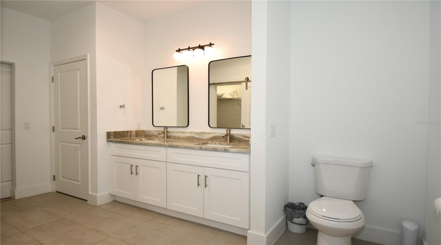 Double Vanity Toilet And Linen