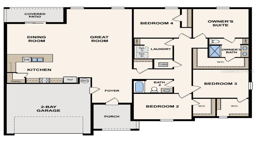 Weeki Wachee, Florida 34614, 4 Bedroom Bedrooms, ,2 Bathroombathrooms,Residential,For Sale,Dusky Sparrow,0,Mfrc7520784