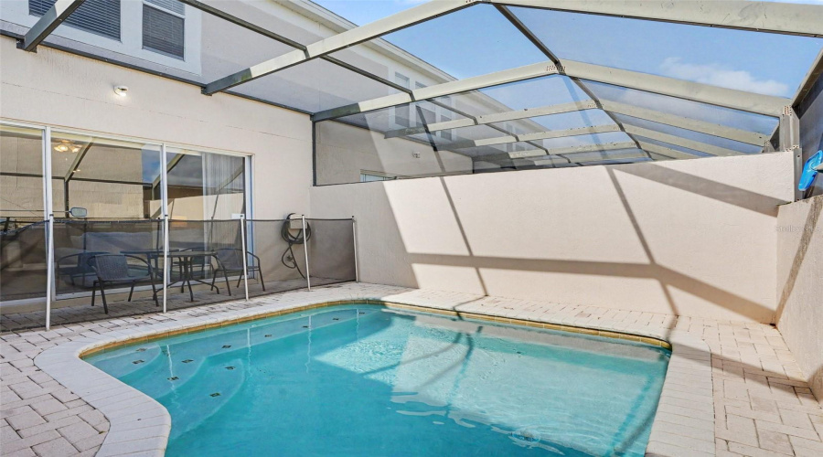 Screened In Splash Pool