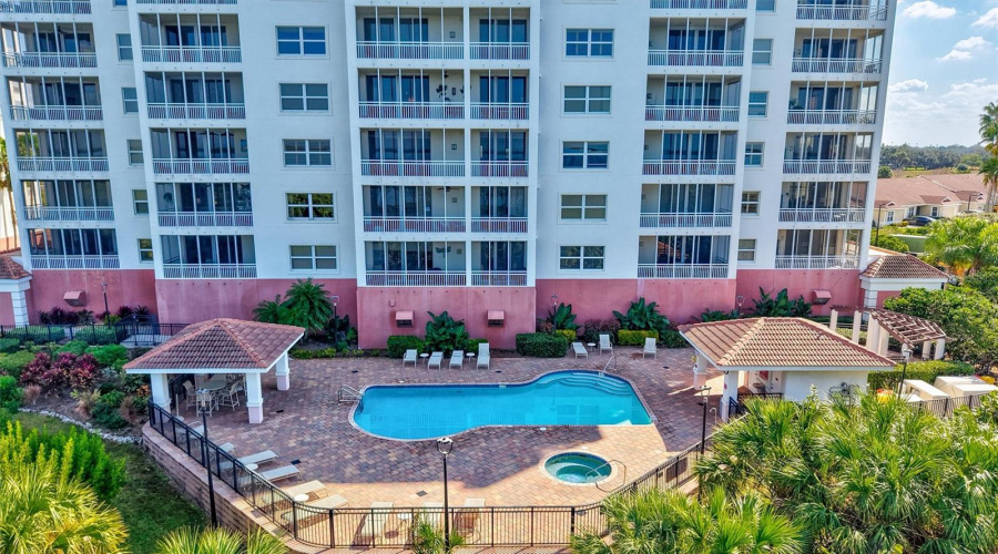 Pool, Hot Tub And Fire Pit With Bbq Grills