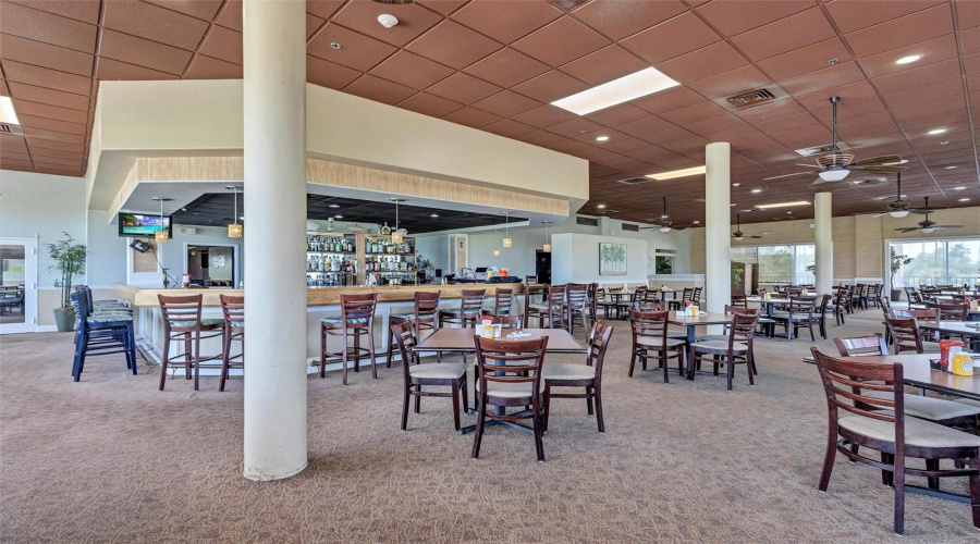 Bar Area At The Club