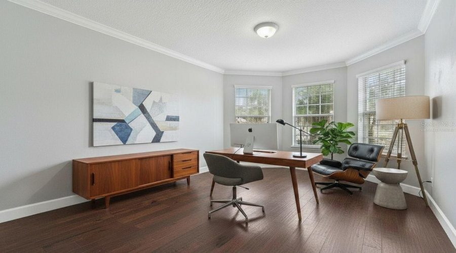 Virtually Staged Den/Office