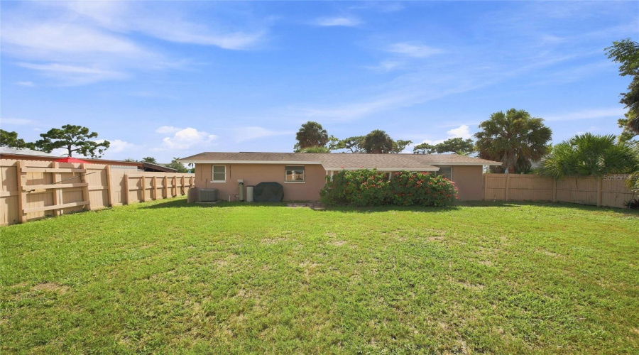 Expansive Fenced Yard