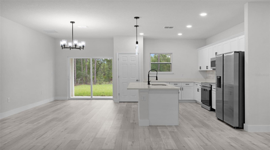 Dining Area And Kitchen
