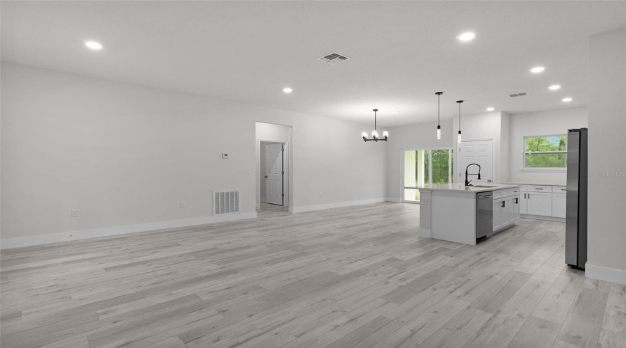 Looking From Living Room Towards Dining Area