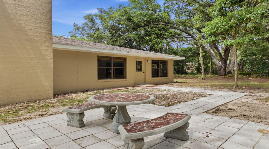 Back Patio Seating