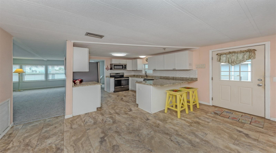 Family Room, Kitchen