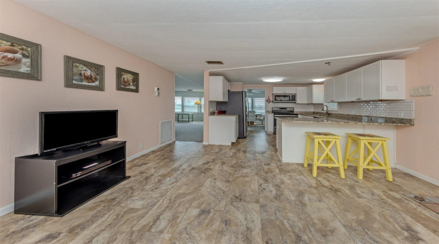 Family Room, Kitchen