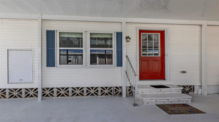 Entry From Carport
