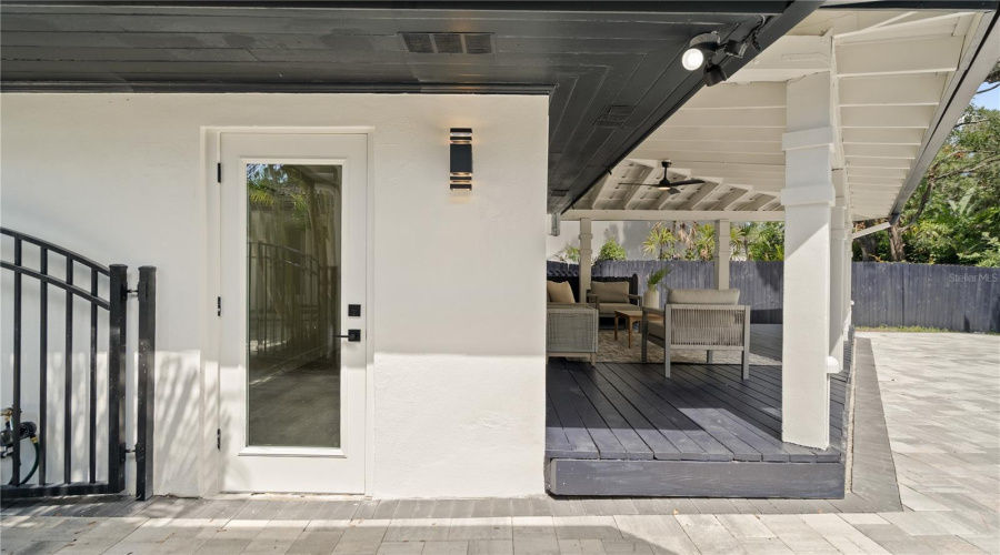 Entry To Pool House