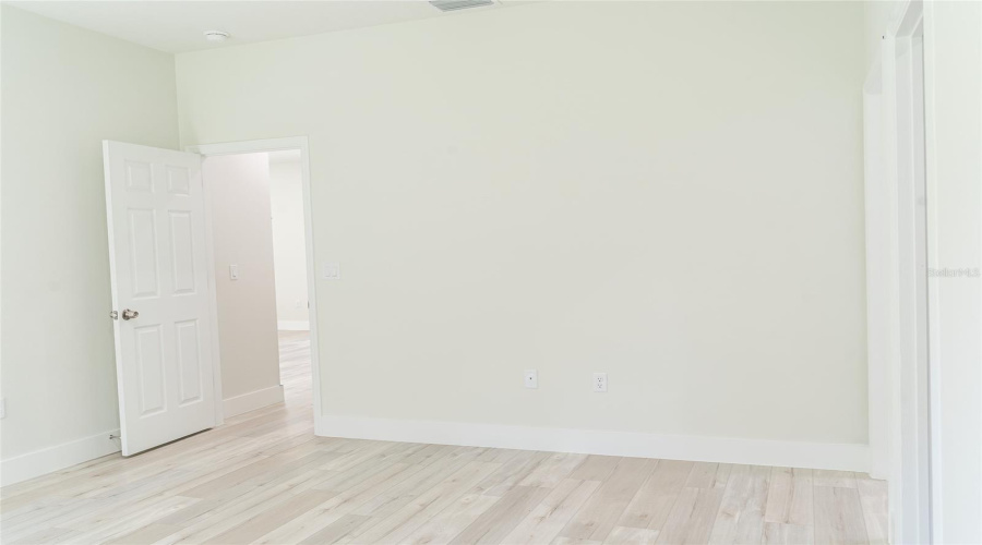 Primary Bedroom Looking Out Toward Living Area